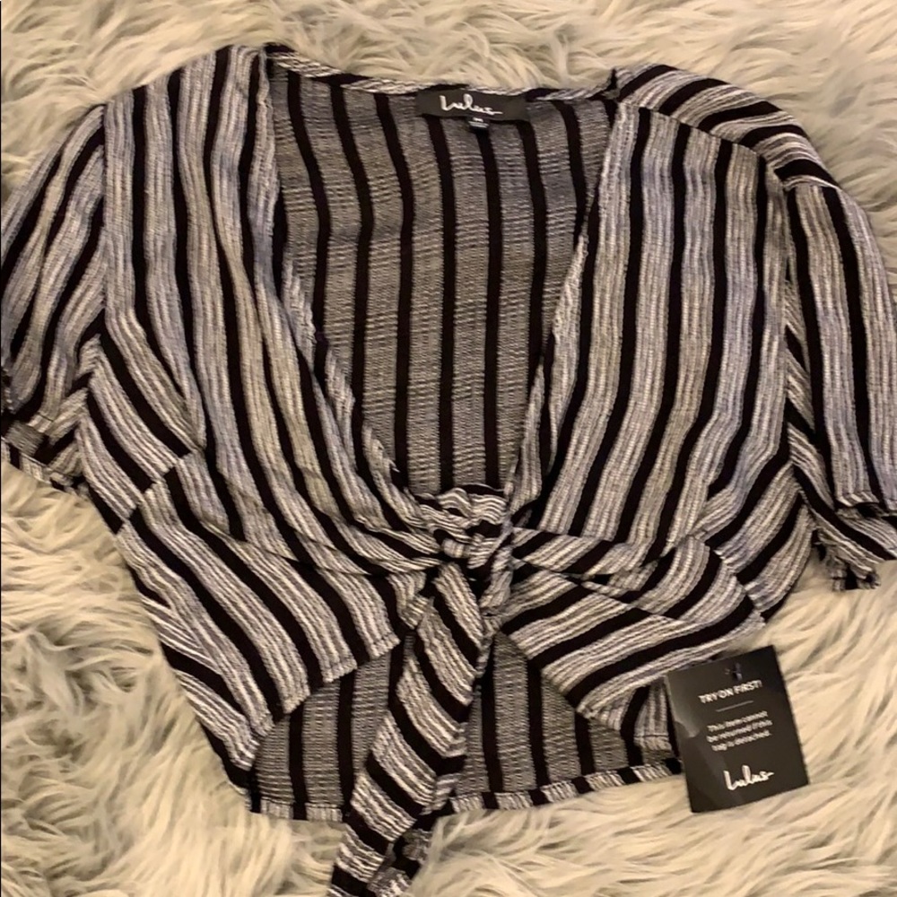 Lulus crop top and pants.  Never worn